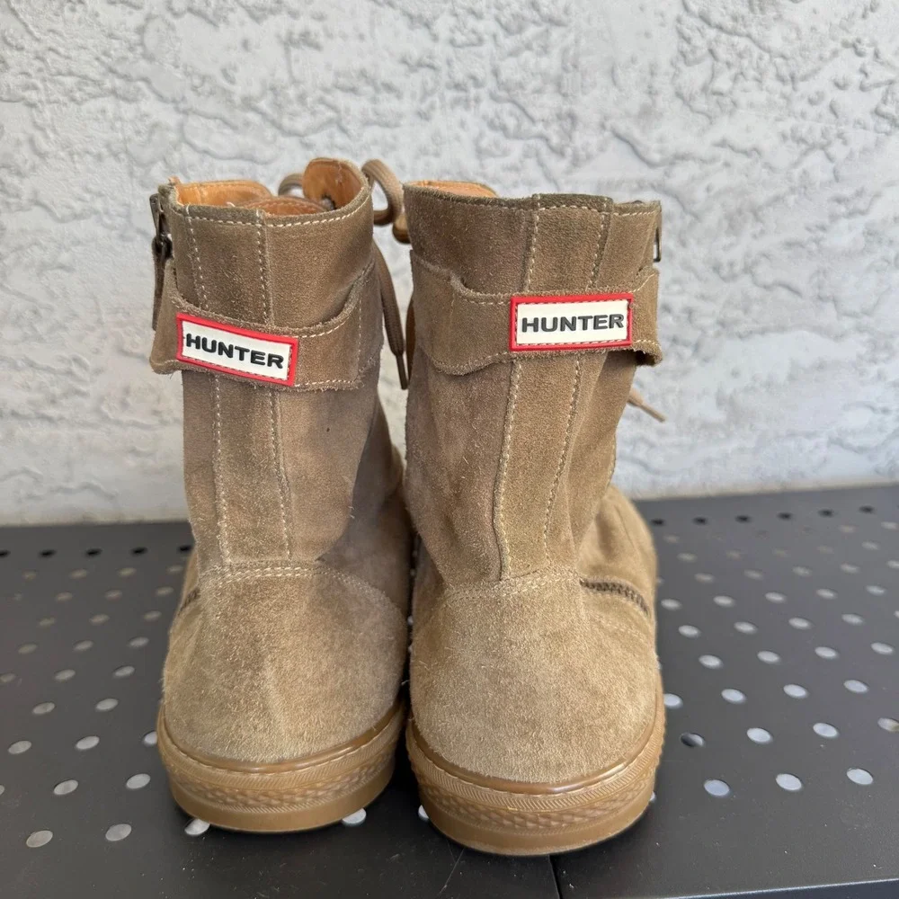Hunter Suede Ankle Boots Mens 11 Beige Sout 1015 Outdoor Classic Original‎